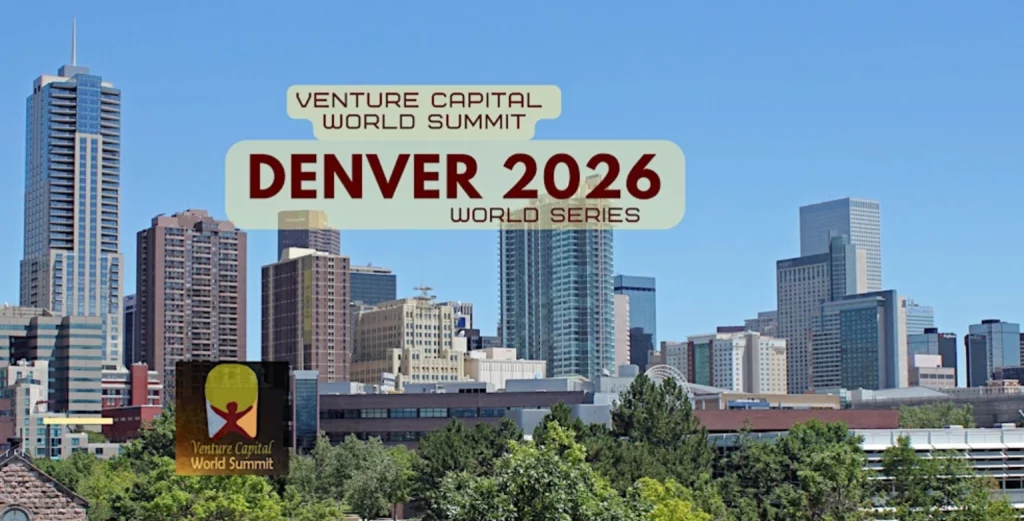 Venture capital investors and startup founders networking at VC World Summit Denver 2026