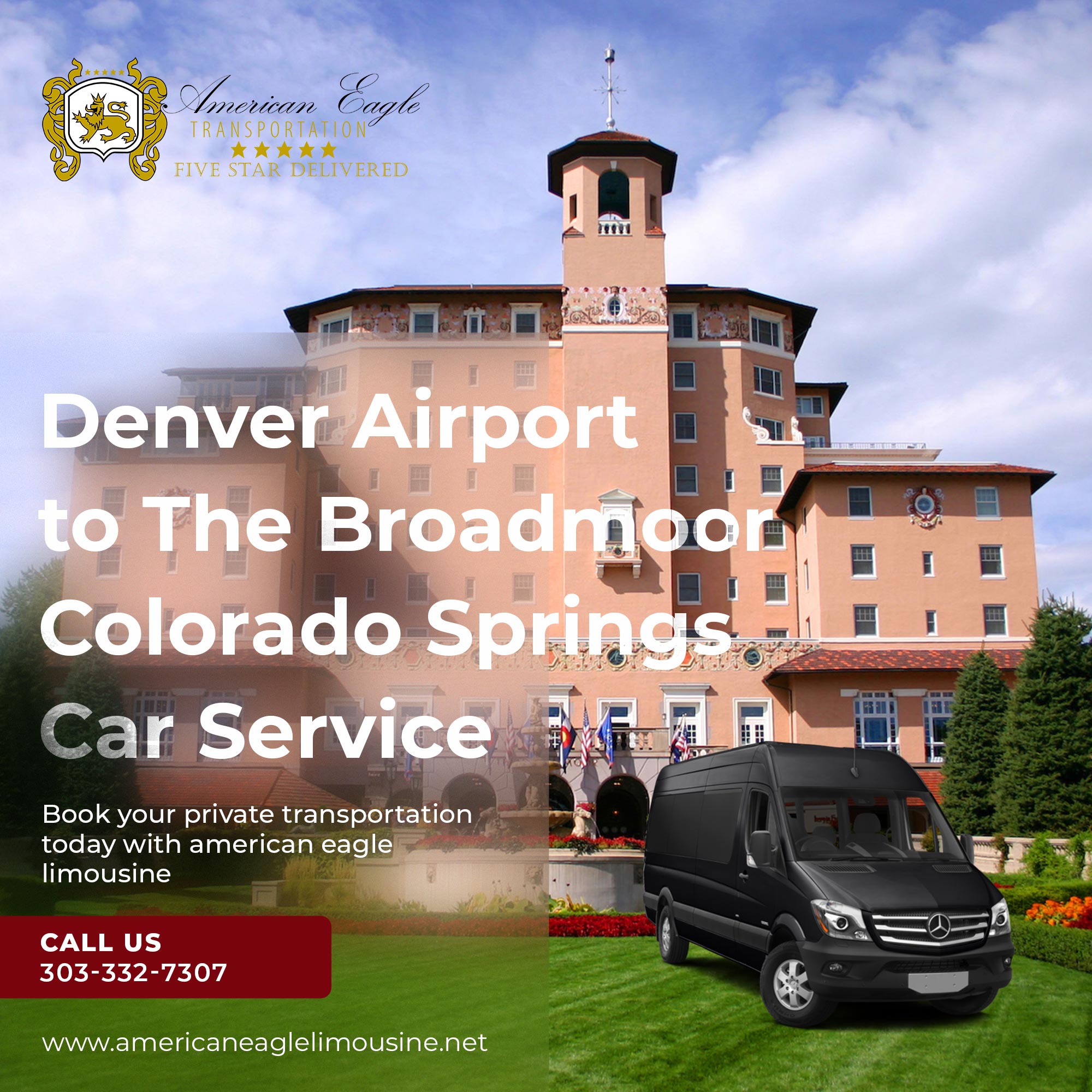Read more about the article The cheapest way to get from Denver Airport (DEN) to The Broadmoor in Colorado Springs Private Shuttle.