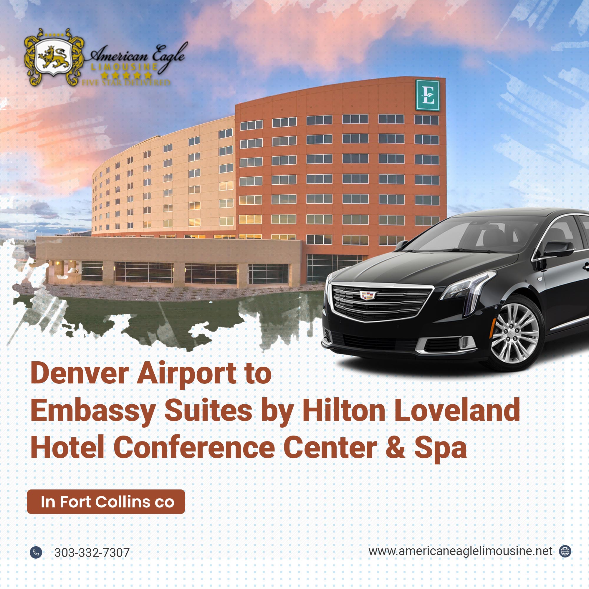 Read more about the article The cheapest way to get from Denver Airport (DEN) to Embassy suites by Hilton Loveland hotel conference center & spa Private Shuttle.