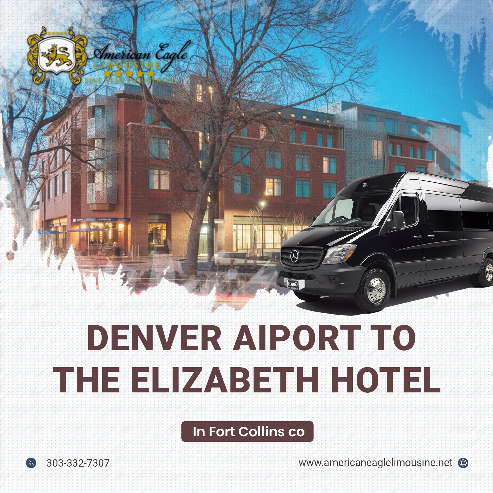 You are currently viewing The cheapest way to get from Denver Airport (DEN) to The Elizabeth Hotel in Fort Collins Private Shuttle.