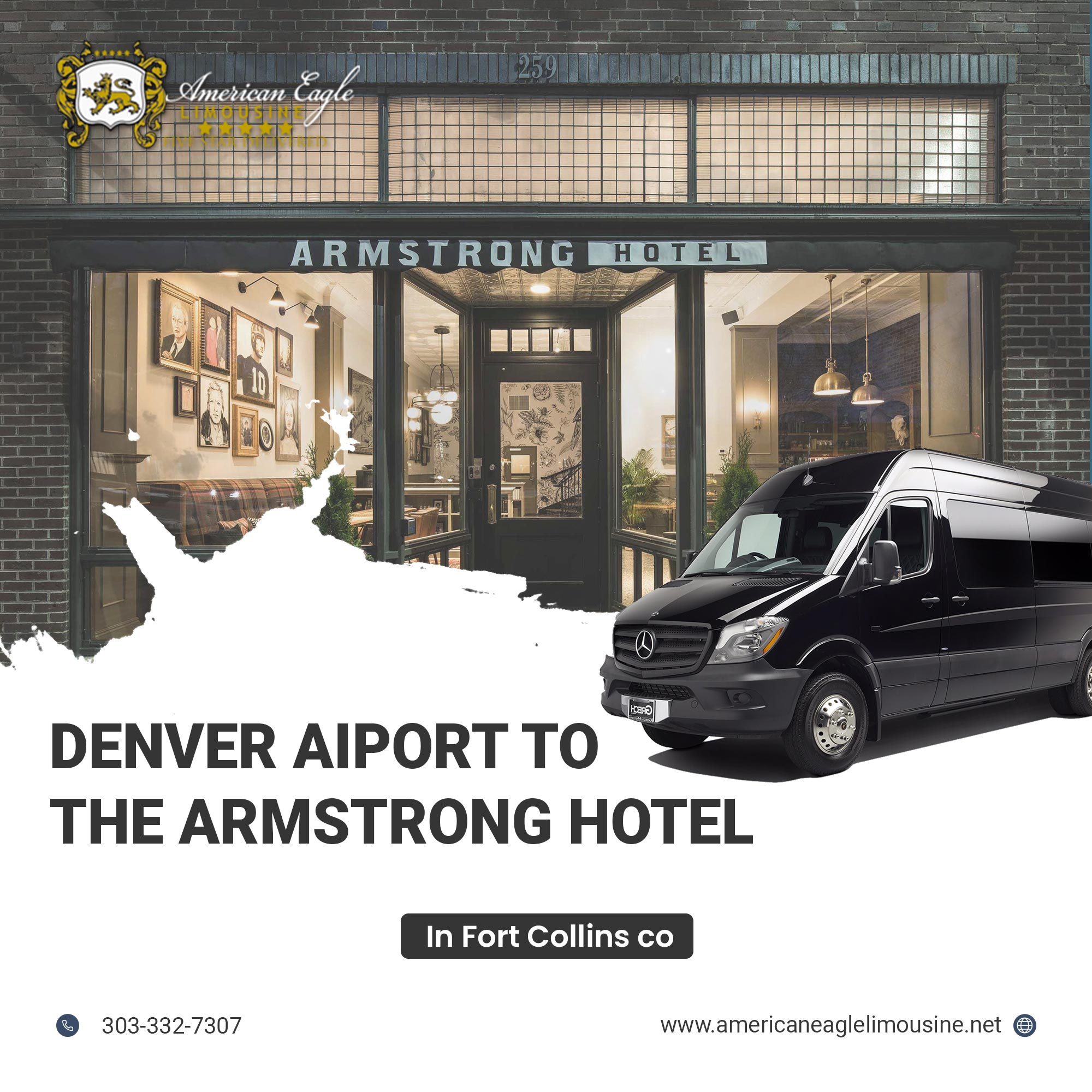 You are currently viewing The cheapest way to get from Denver Airport (DEN) to the Armstrong hotel in fort Collings Private Shuttle.