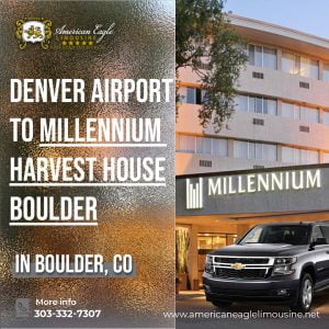 Read more about the article The cheapest way to get from Denver Airport (DEN) to Millennium Harvest House Boulder Private Shuttle.