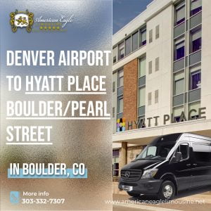 Read more about the article The cheapest way to get from Denver Airport (DEN) to Hyatt place boulder/pearl street Private Shuttle.
