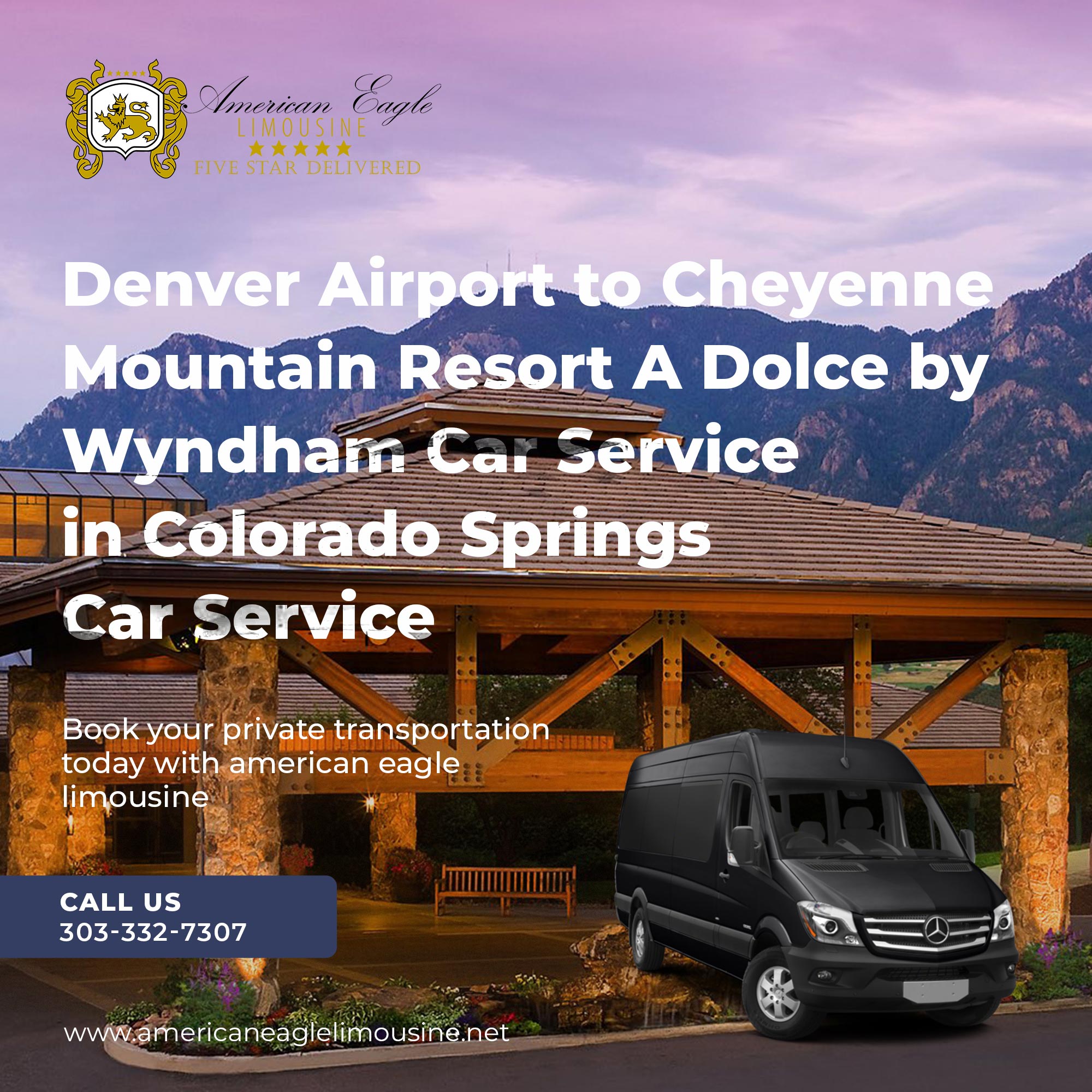 Read more about the article The cheapest way to get from Denver Airport (DEN) to Cheyenne Mountain Resort, A Dolce by Wyndham in Colorado Springs Private Shuttle.