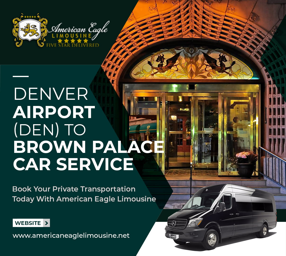 Read more about the article The cheapest way to get from Denver Airport (DEN) to The Brown Palace Hotel and Spa, Autograph Collection Private Shuttle.