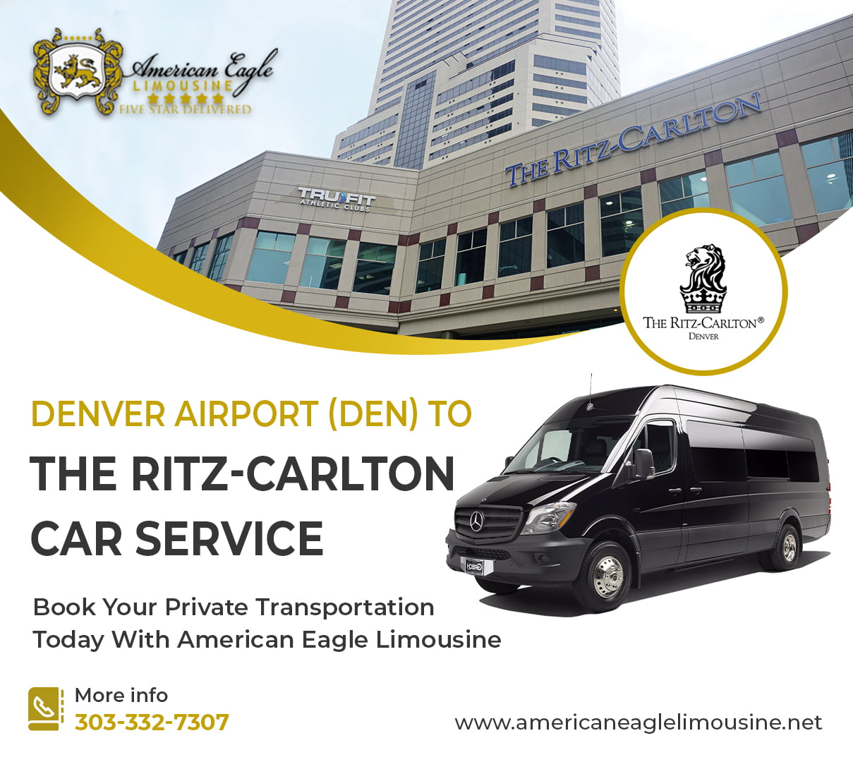 You are currently viewing The cheapest way to get from Denver Airport (DEN) to The Ritz-Carlton Denver Private Shuttle.