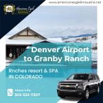 The cheapest way to get from Denver Airport (DEN) to Granby Ranch in Colorado Private Shuttle.