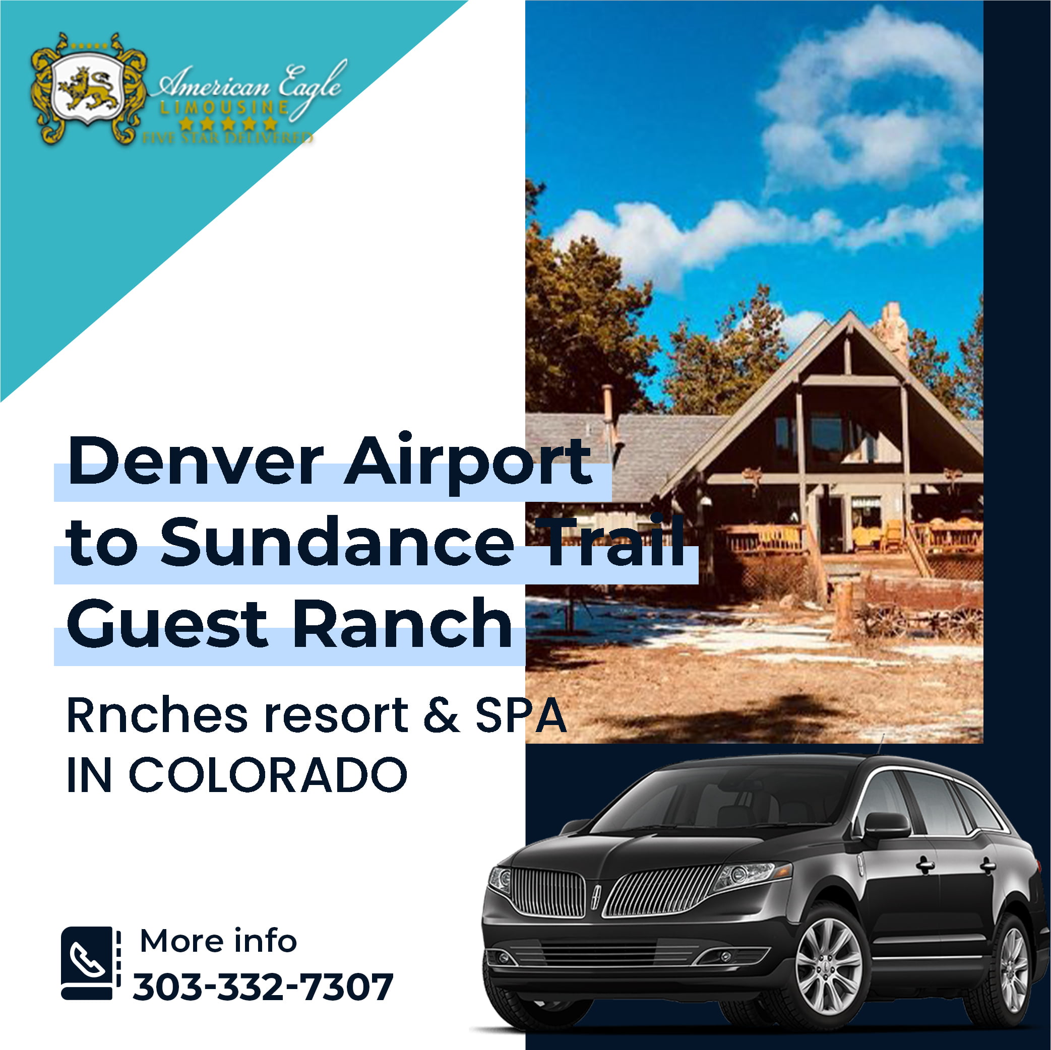 You are currently viewing The cheapest way to get from Denver Airport (DEN) to Sundance Trail Guest Ranch in Colorado Private Shuttle.