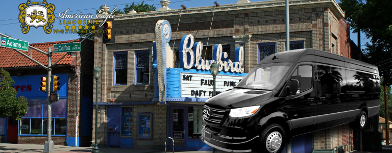 Read more about the article Denver To/From Bluebird Theater Limo Services and Transportation With Us