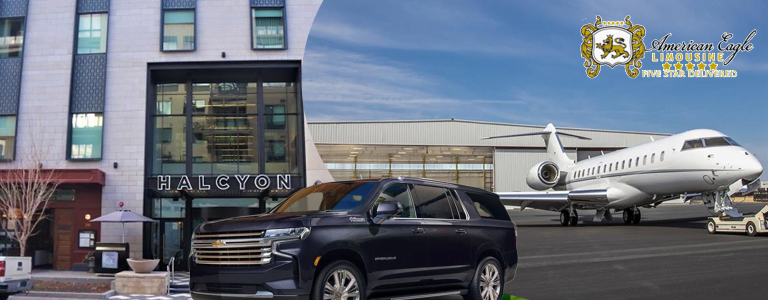 Read more about the article Modern Aviation Denver To/From Halcyon, a hotel in Cherry Creek Private Car Service