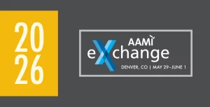 Healthcare technology professionals attending the AAMI Exchange 2026
