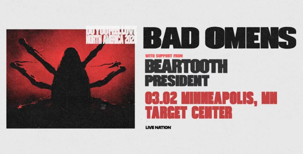 Bad Omens live concert event with fans and stage performance