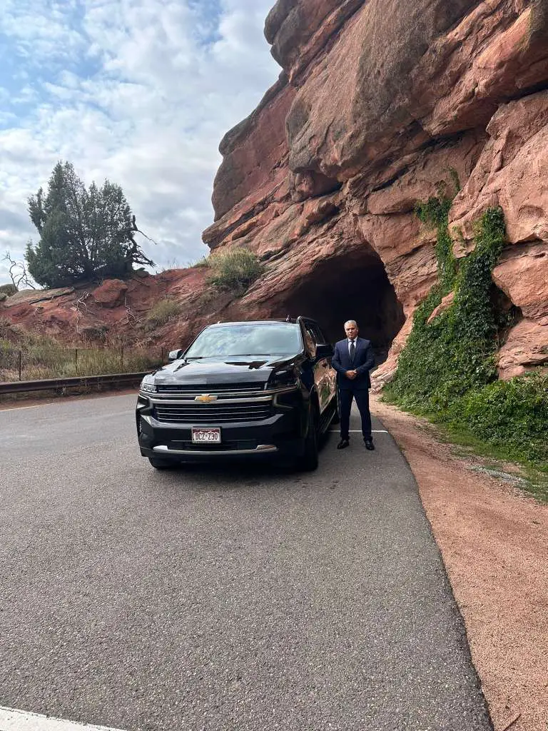 Black Chevy Suburban Service in Denver