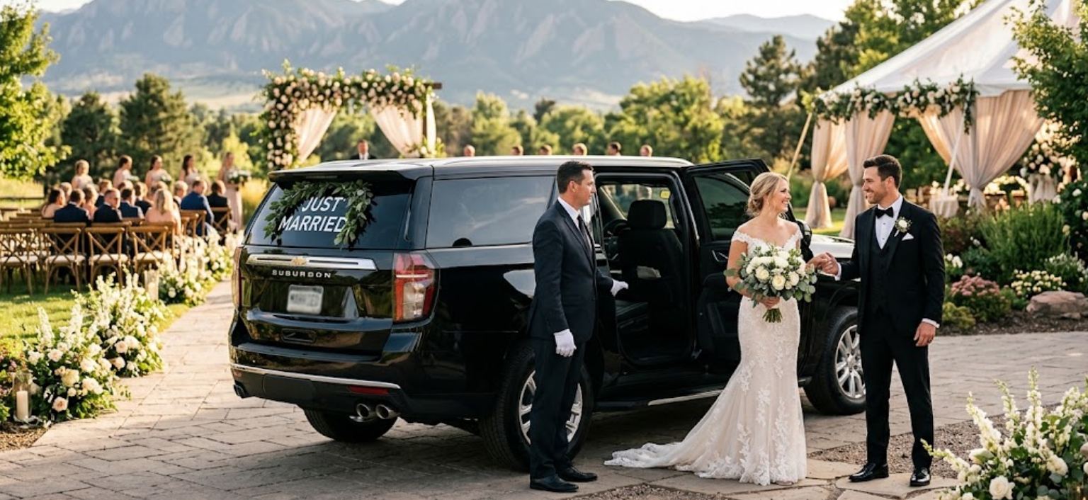 Wedding Transportation Denver CO for a Well-Planned Wedding Day
